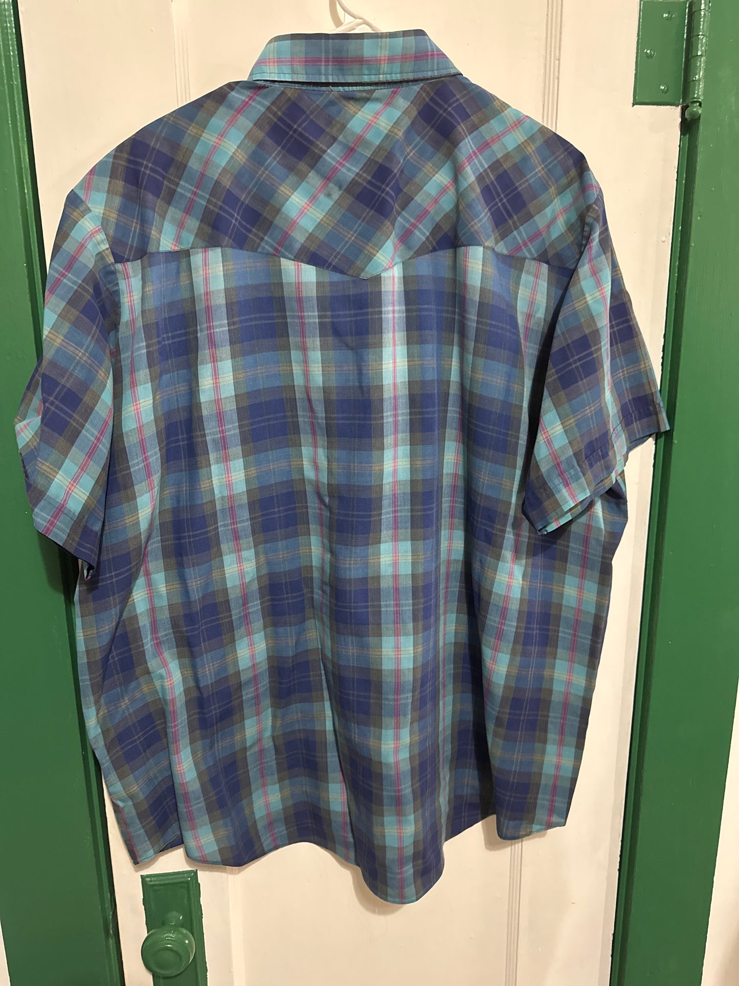 #033025 Ely Cattleman Plaid Shirt Size 2x
