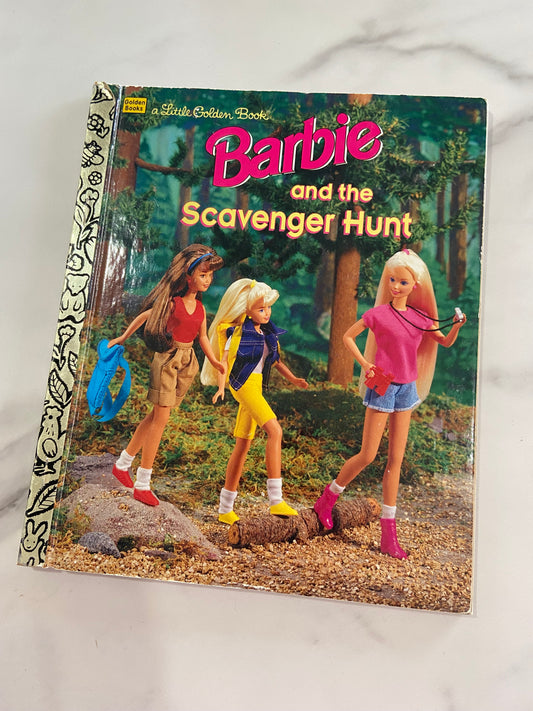 #1117 Lw Vintage Barbie Scavenger Hunt Book