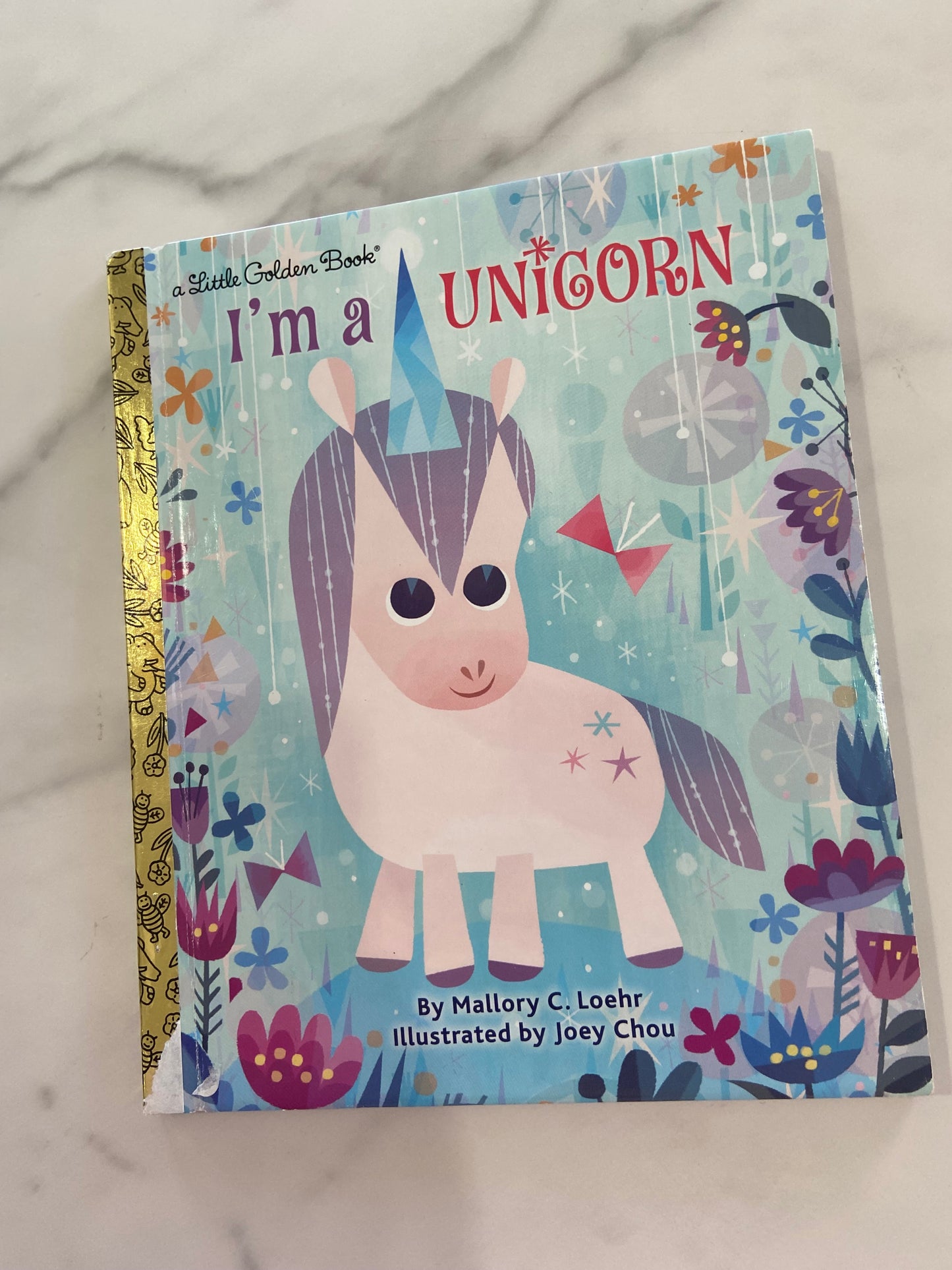 #1117 LW Unicorn Golden Book