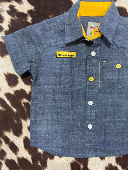 #010225 Dickies Shirt Size 6/9 M