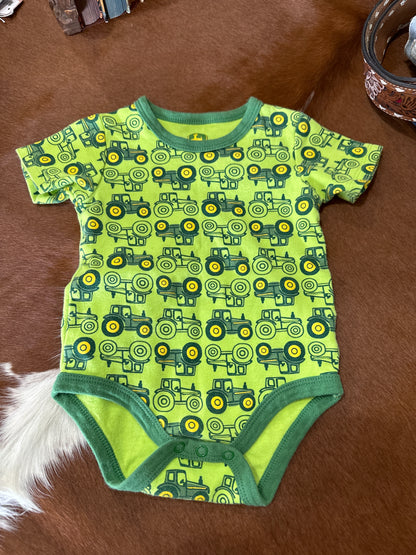 #020725 JohnDeere Onesie Size 9/12 m