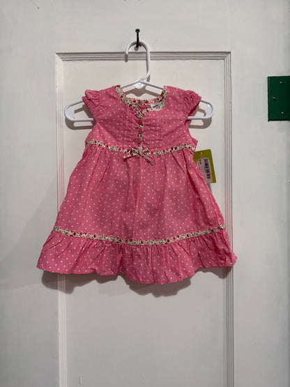 #040425 OshKosh Pink Dress Size 6M