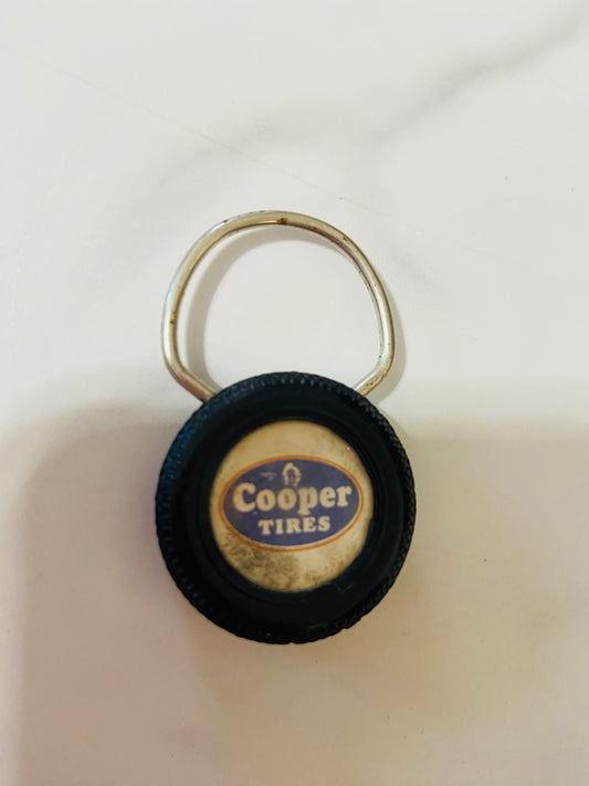 #032424 Vintage Cooper Tires Keychain