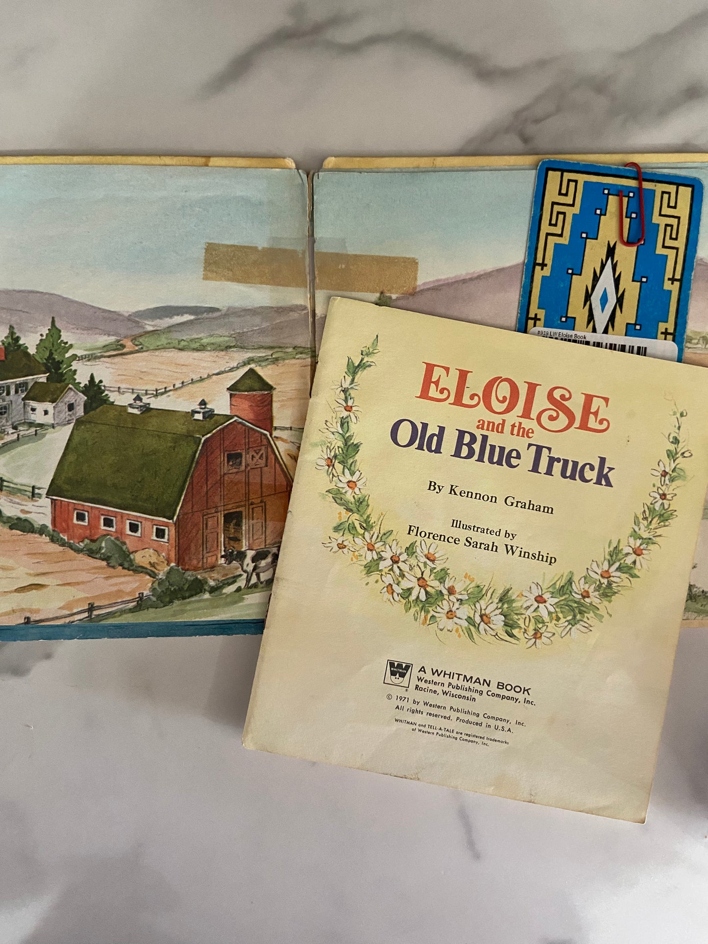 #919 LW Eloise Cow Book