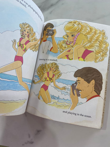 03 LW Vintage Barbie Golden Book The Big Splash