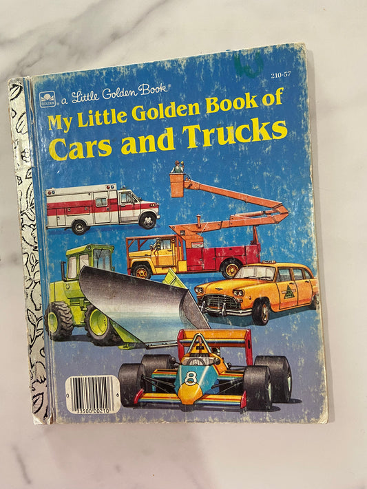 #1117 LW Cars And Trucks Golden Book