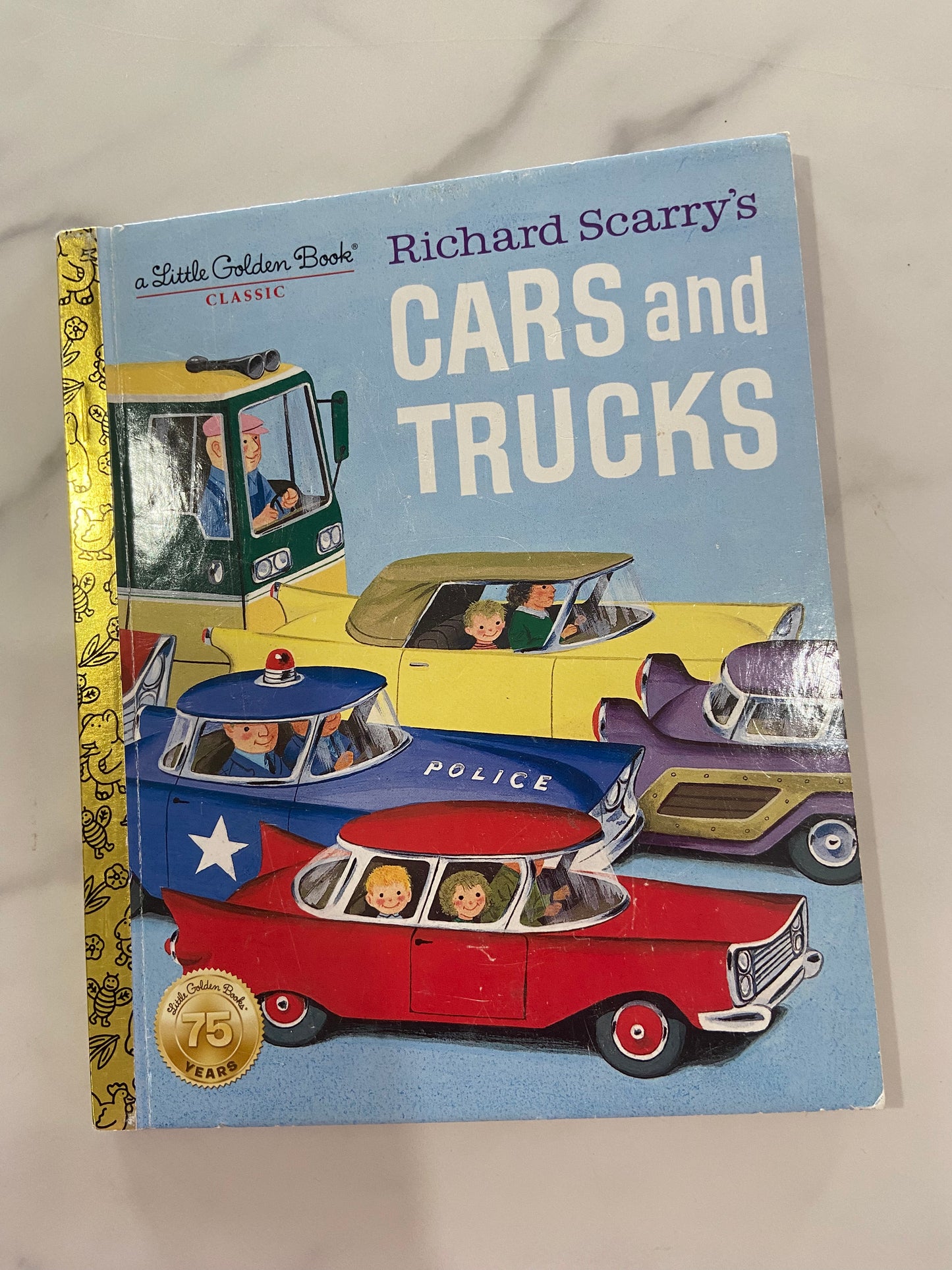 #823 LW Golden Book Cars And Trucks