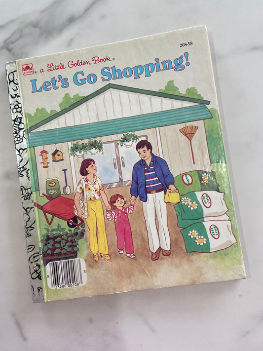 #1117 LW Let’s Go Shopping Golden Book