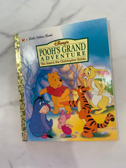 #1214 LW Pooh’s Adventure Golden Book