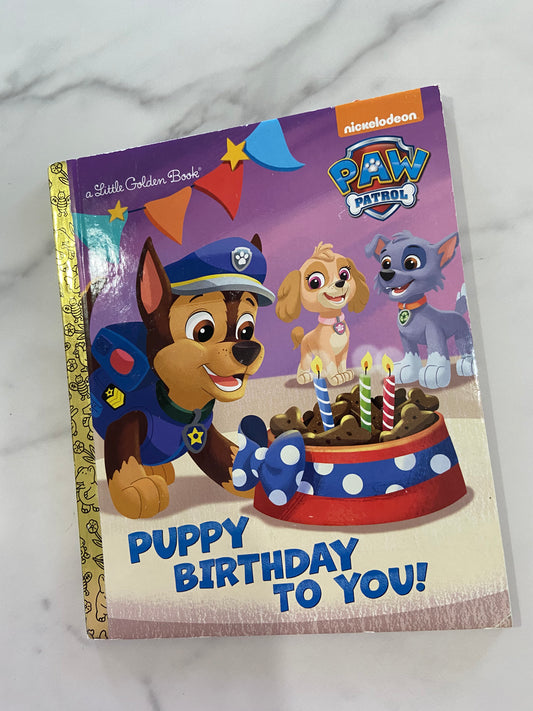 #103 LW Puppy Birthday Book