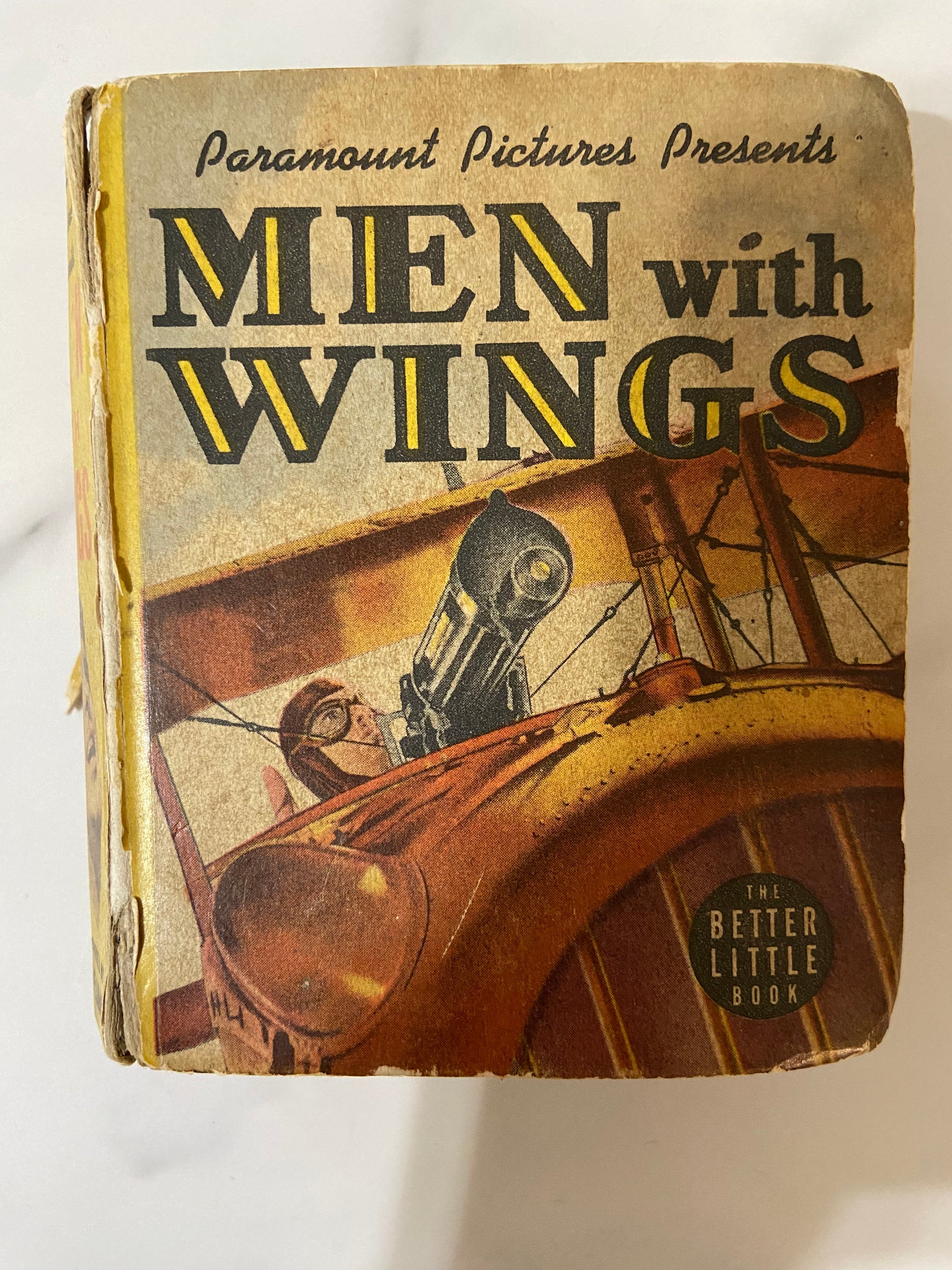 #032424 Antique Men With Wings Airplane Book