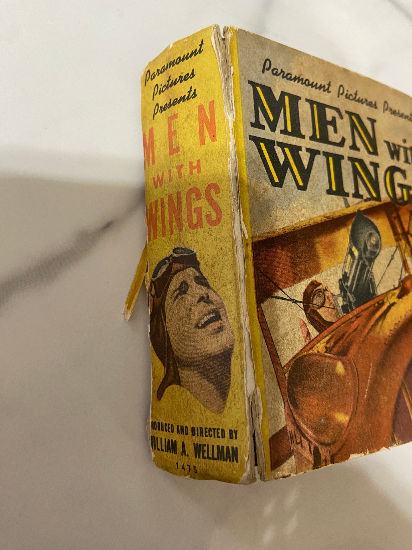 #032424 Antique Men With Wings Airplane Book