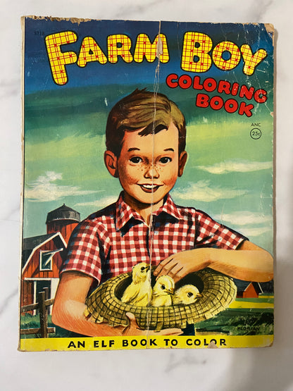 #032424 Farm Boy Coloring Book