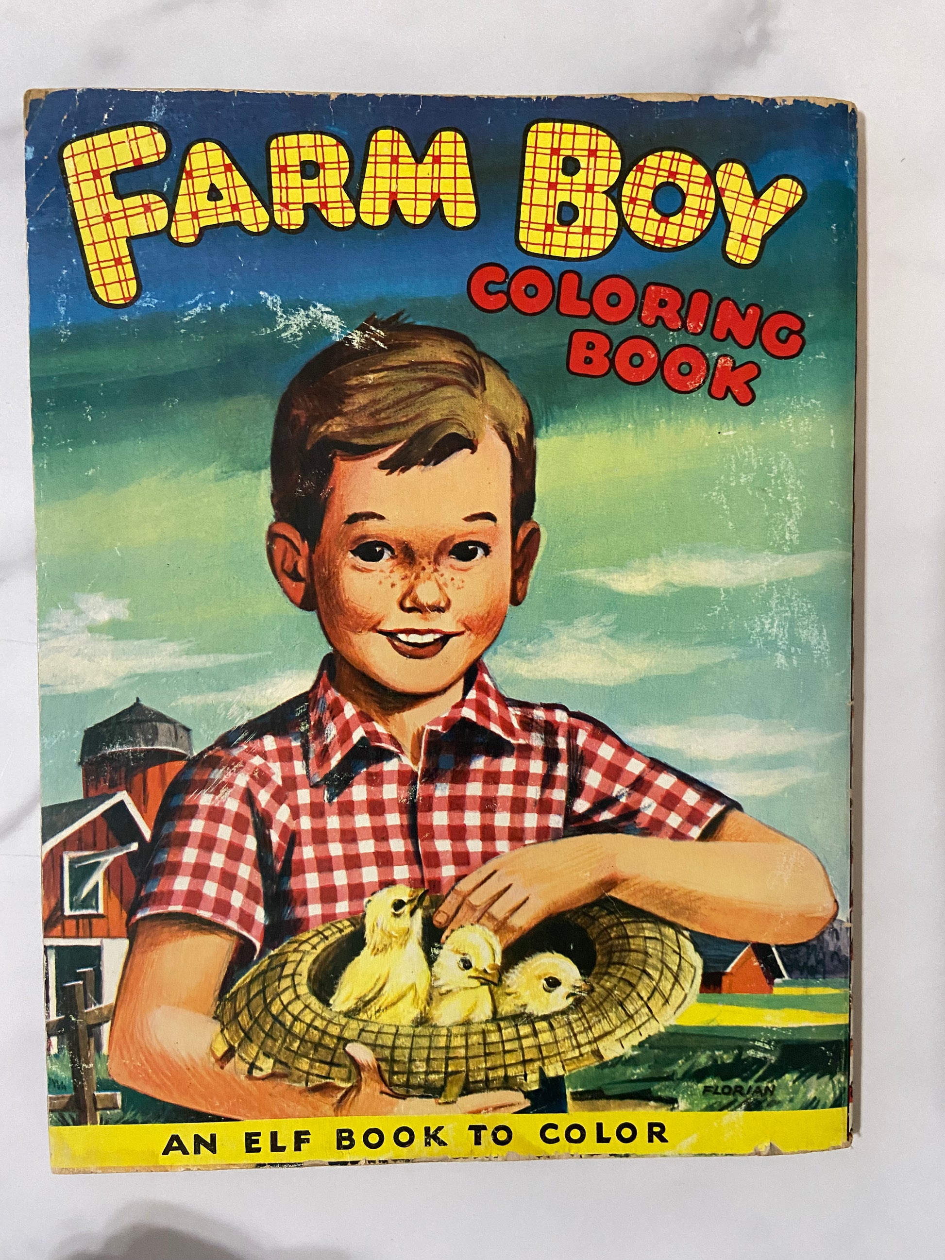 #032424 Farm Boy Coloring Book