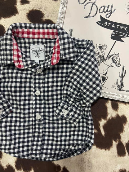 #010225 Mud Pie Shirt Size 0/6 M
