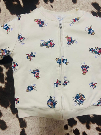 #010225 Ralph Lauren Toddler Ski Bear Jacket 12Mo.