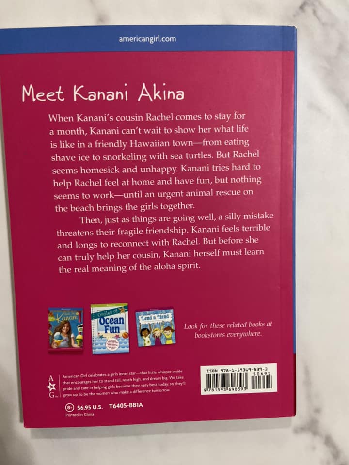 #032224 American Girl Aloha Kanani Book