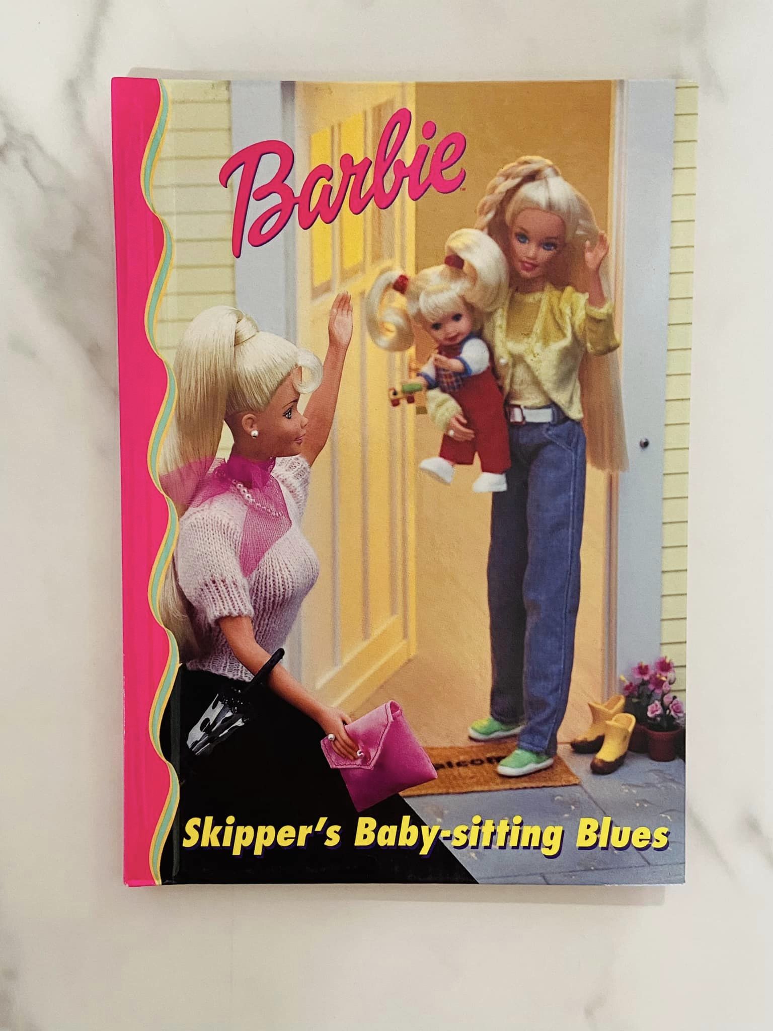 #113 LW Barbie Skippers Baby Sitting Blues Book