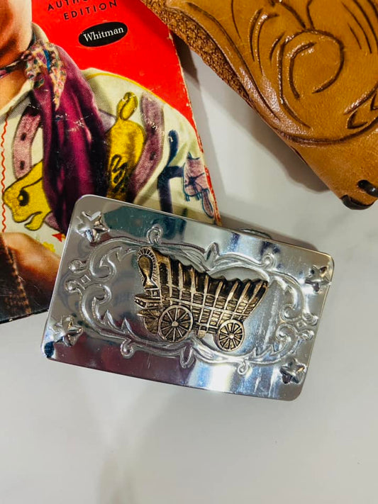 #032424 Vintage Western Kids Belt Buckle