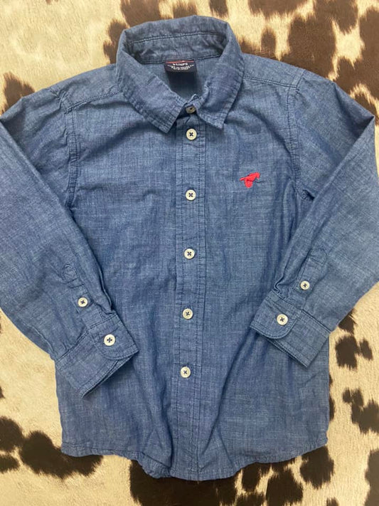 #010325 Wrangler Denim Shirt Size 5