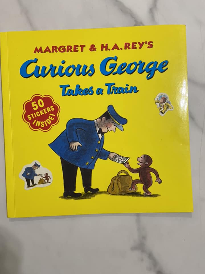 #032224 Curious George Takes A Train Book