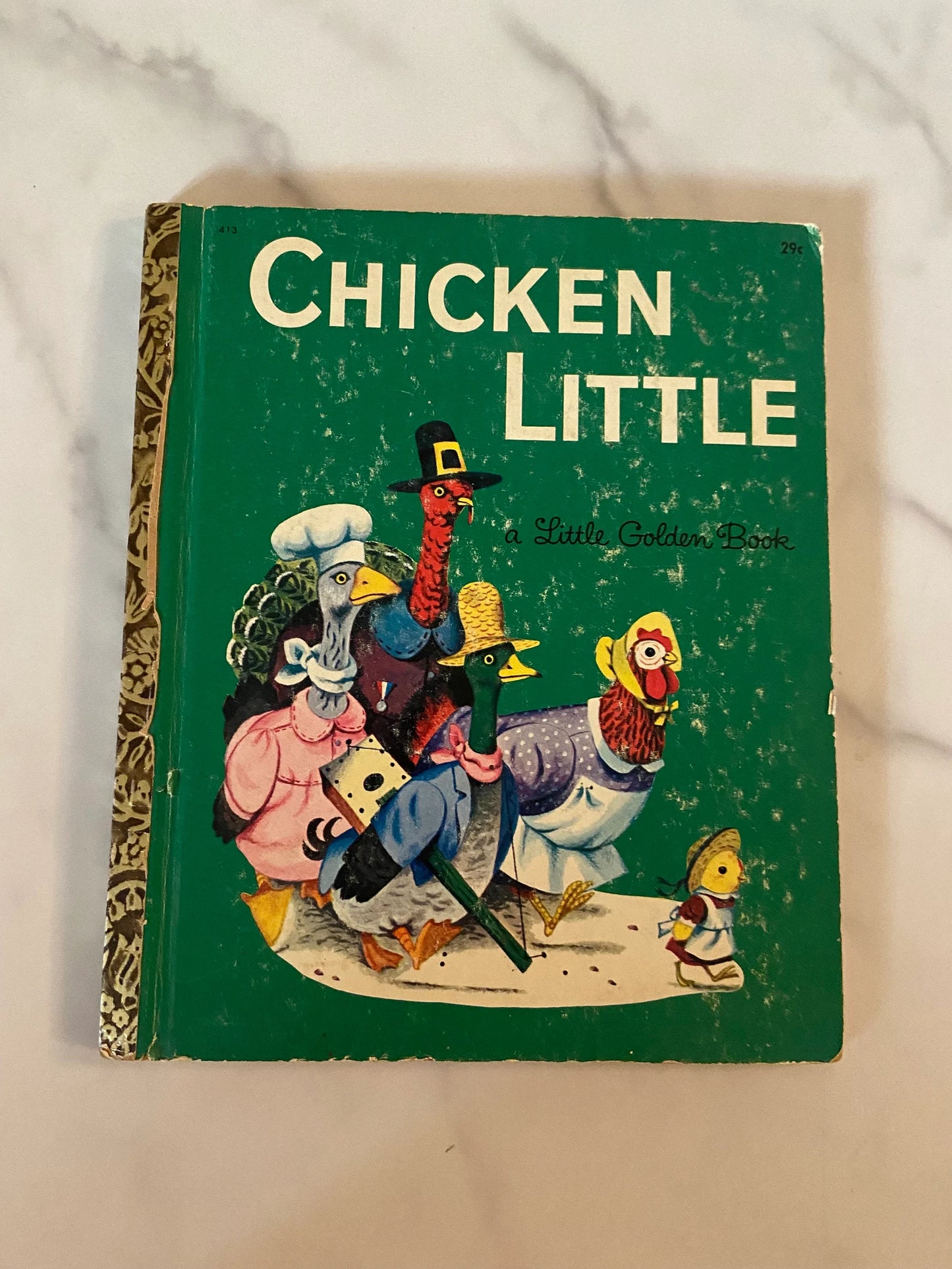 #071924 LW Chicken Little Little Golden Book