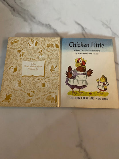 #071924 LW Chicken Little Little Golden Book