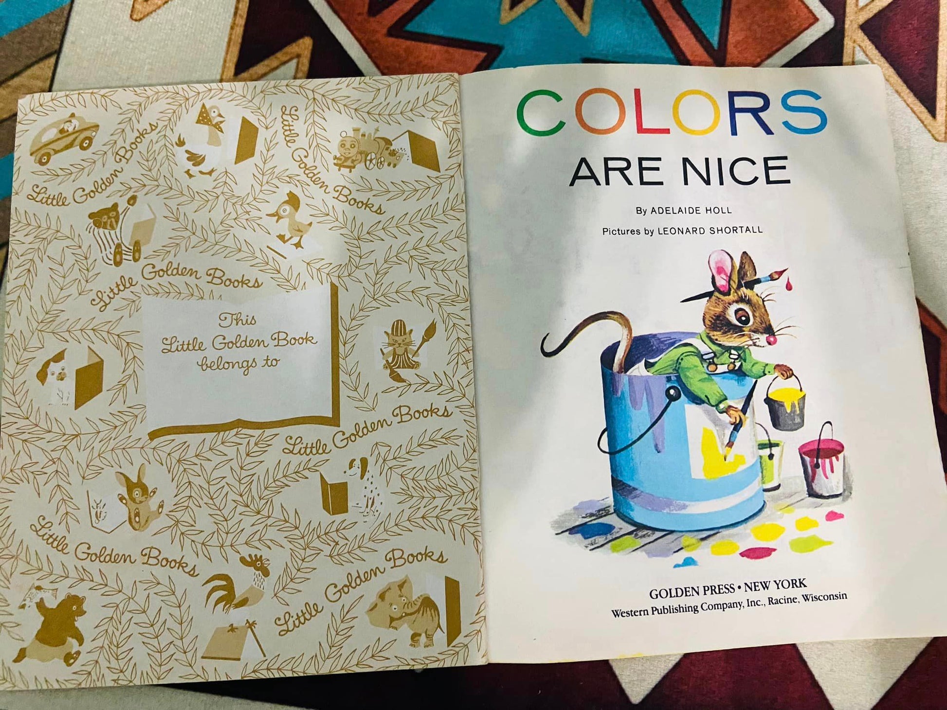 #022024 LW Colors Are Nice Little Golden Book