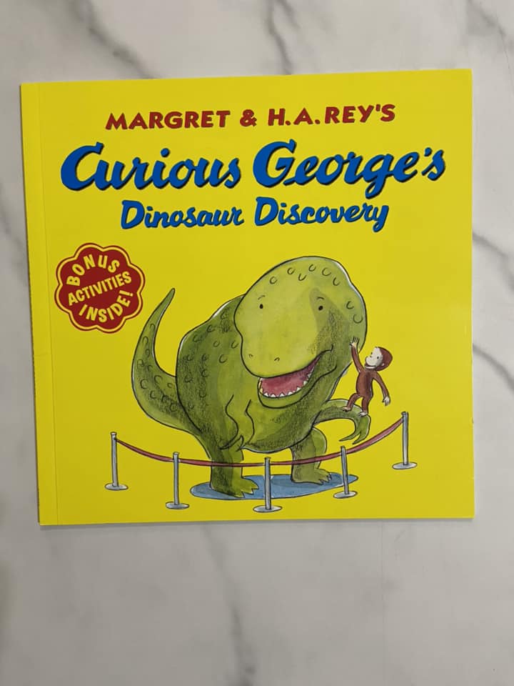 #032224 Curious George's Dinosaur Discovery Book