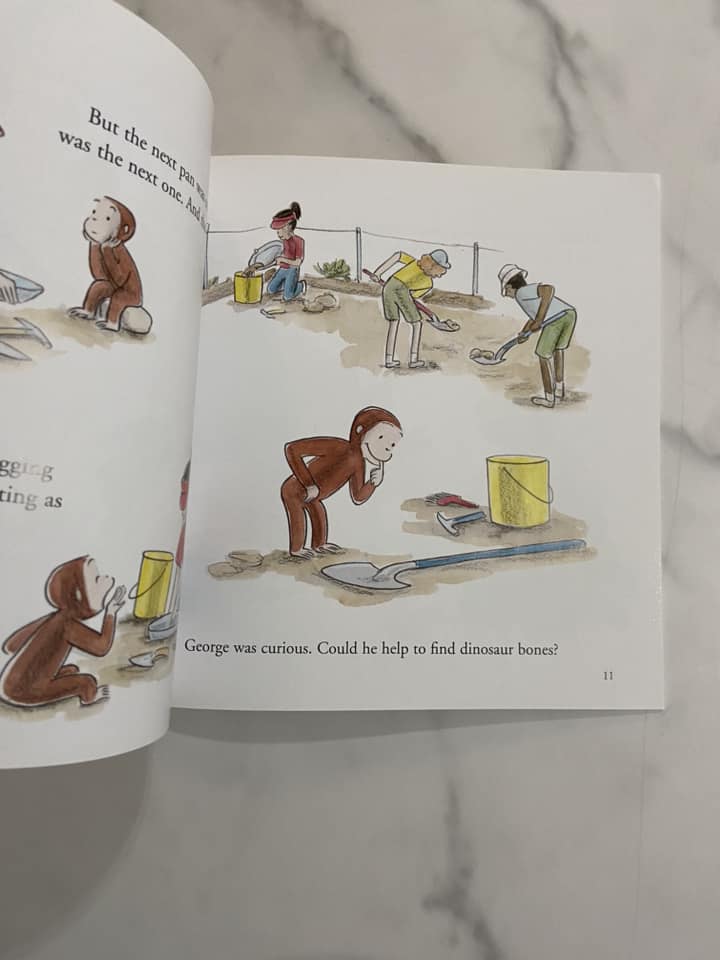 #032224 Curious George's Dinosaur Discovery Book