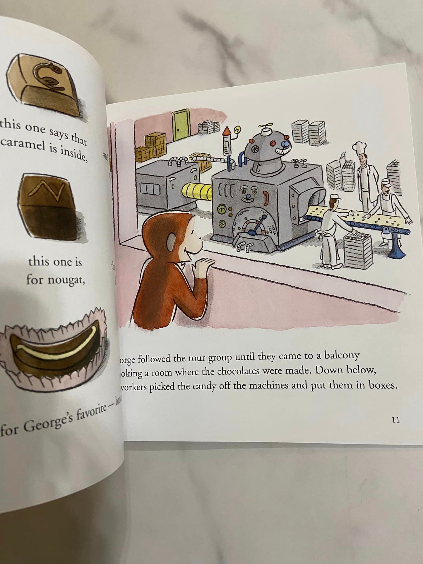 #032224 Curious George Goes To A Chocolate Factory Book