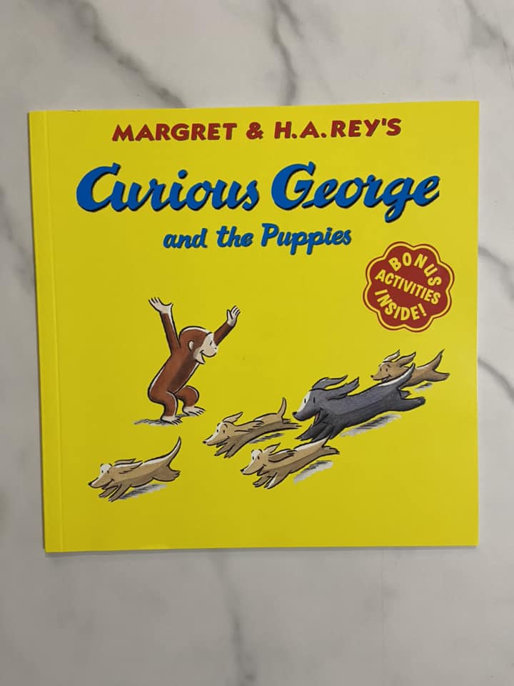 #032224 Curious George And The Puppies Book