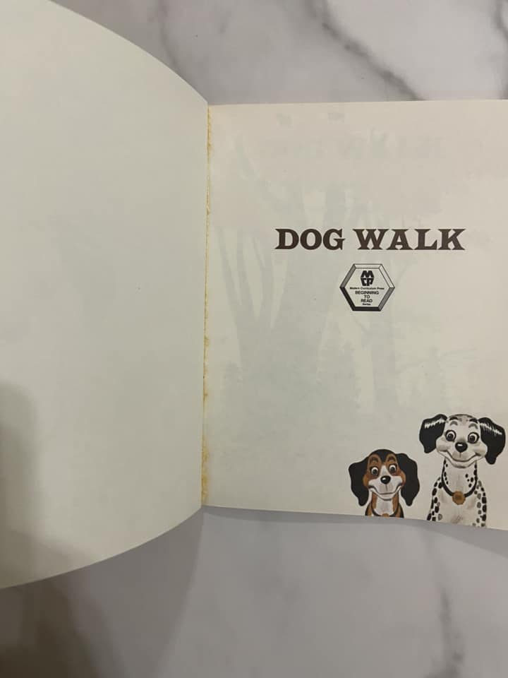 #032224 Vintage Dog Walk Book