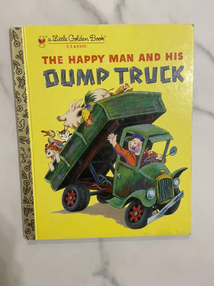 #032224 Little Golden Book, The Happy Man And His Dump Truck