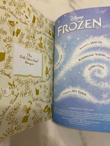 #032224 Frozen Little Golden Book