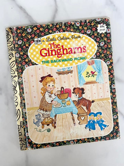 #030124 The Ginghams Backward Picnic Golden Book