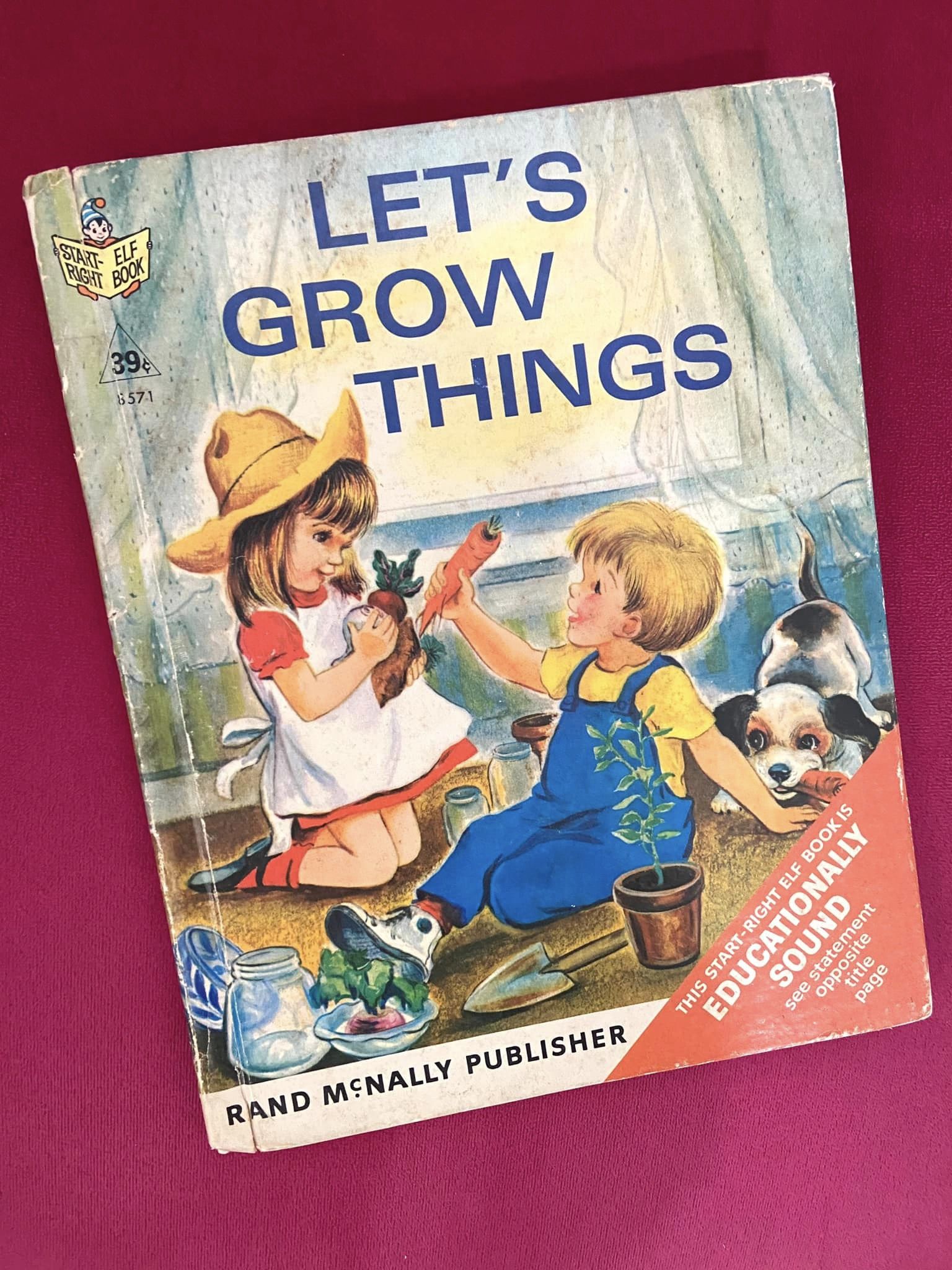 #030124 LW Let's Grow Things Vintage Book