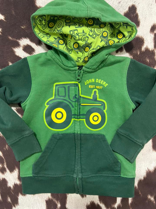 #010225 John Deere kids Jacket Size 6/9M
