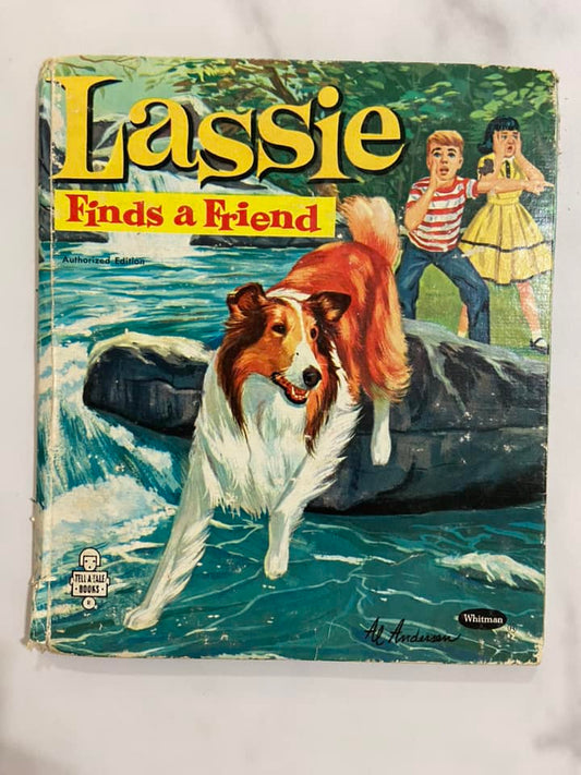 #032224 Lassie Finds A Friend Vintage Book