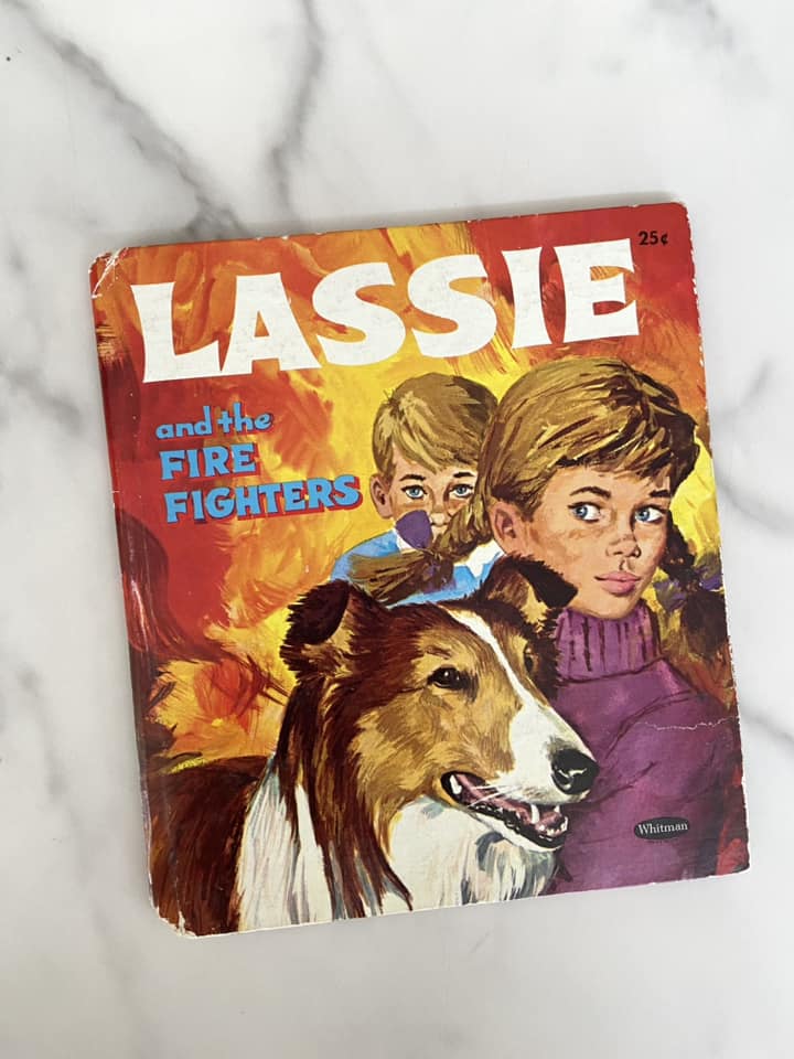 #030124 Lassie & The Fire Fighters Book