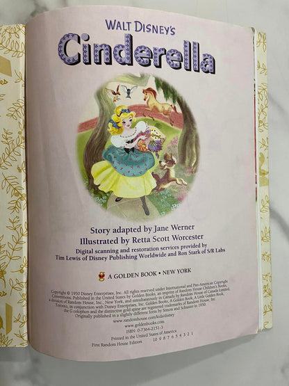 #032224 Walt Disney's Cinderella Little Golden Book