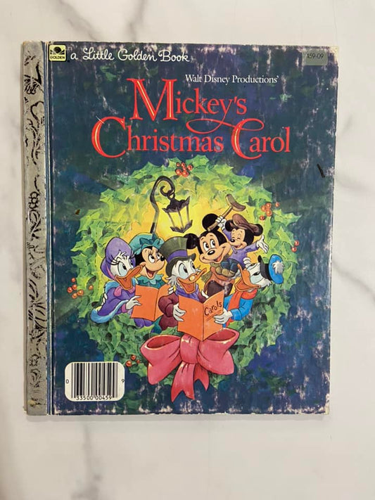 #032224 Mickey's Christmas Carol Little Golden Book