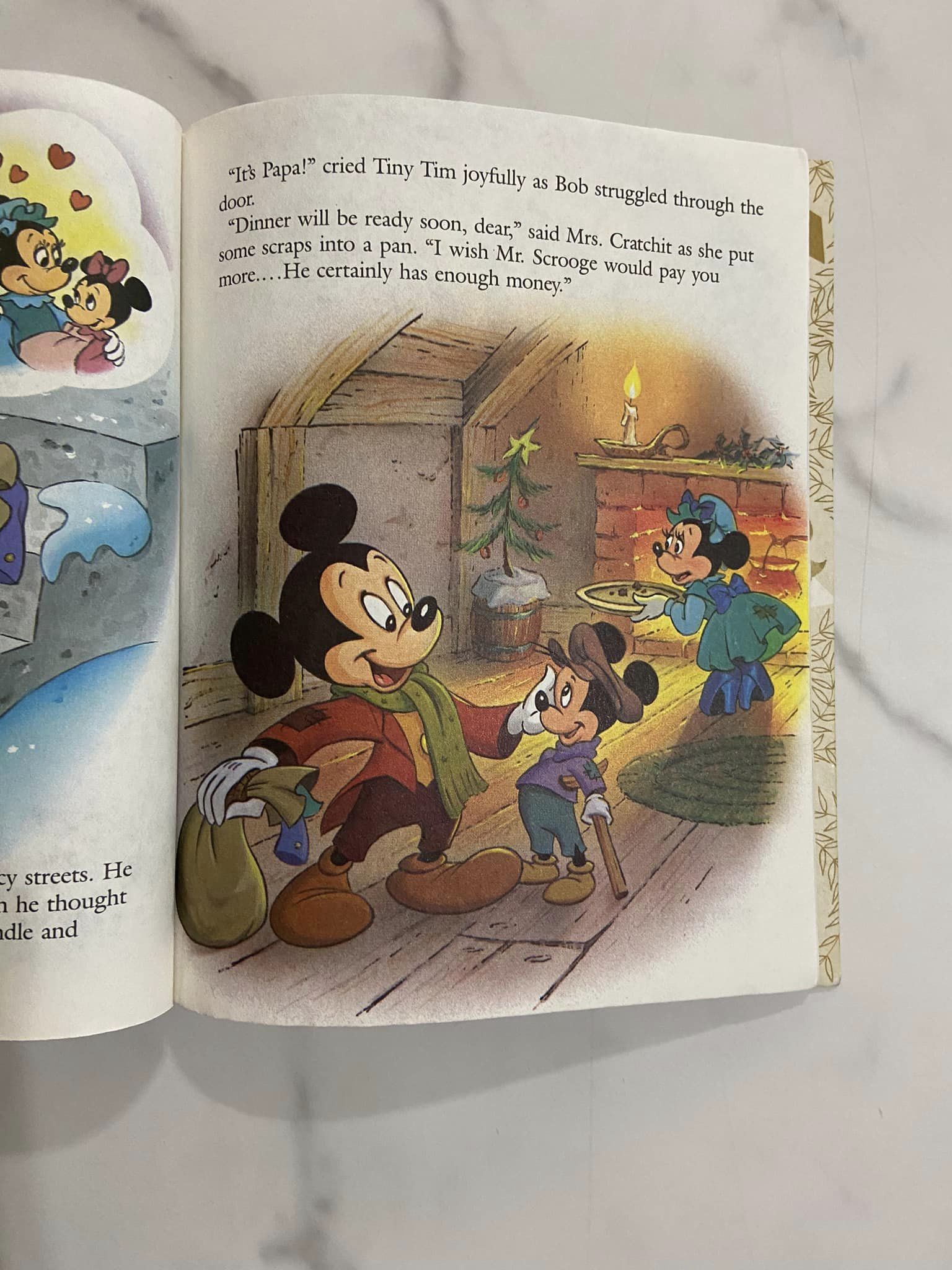 #032224 Mickey's Christmas Carol Little Golden Book