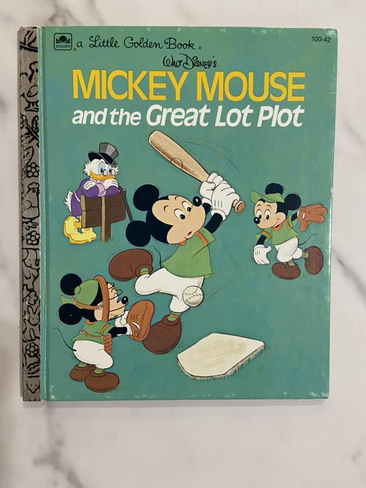 #032224 Micky Mouse And The Great Lot Plot Little Golden Book