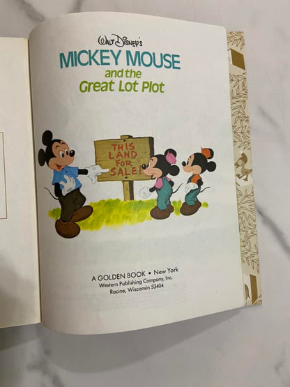 #032224 Micky Mouse And The Great Lot Plot Little Golden Book