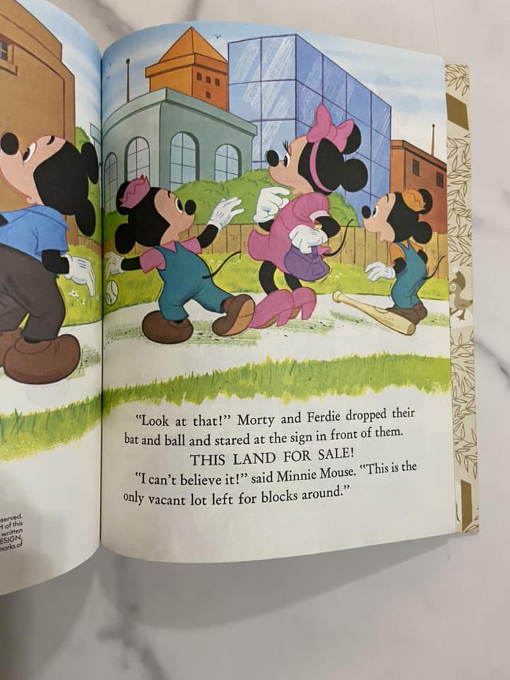 #032224 Micky Mouse And The Great Lot Plot Little Golden Book