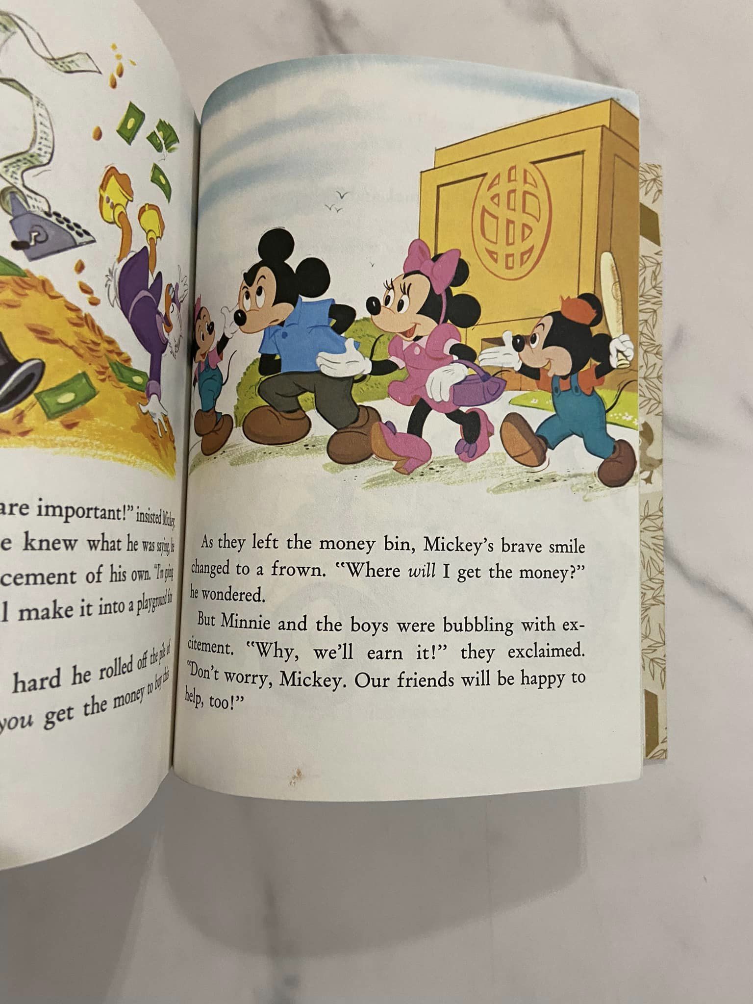 #032224 Micky Mouse And The Great Lot Plot Little Golden Book