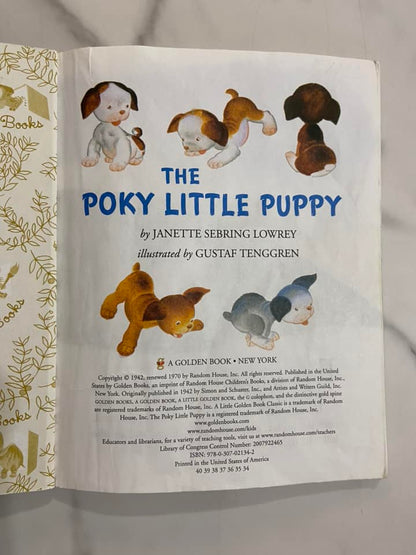 #032224 The Poky Little Puppy Little Golden Book