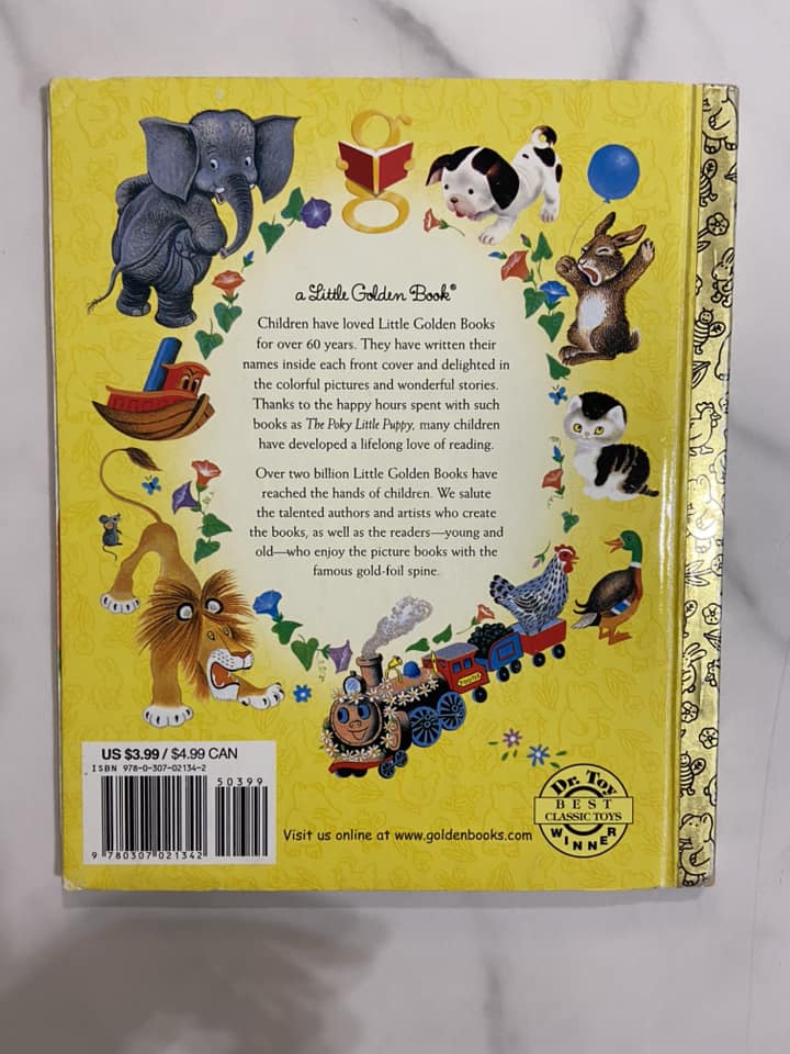 #032224 The Poky Little Puppy Little Golden Book