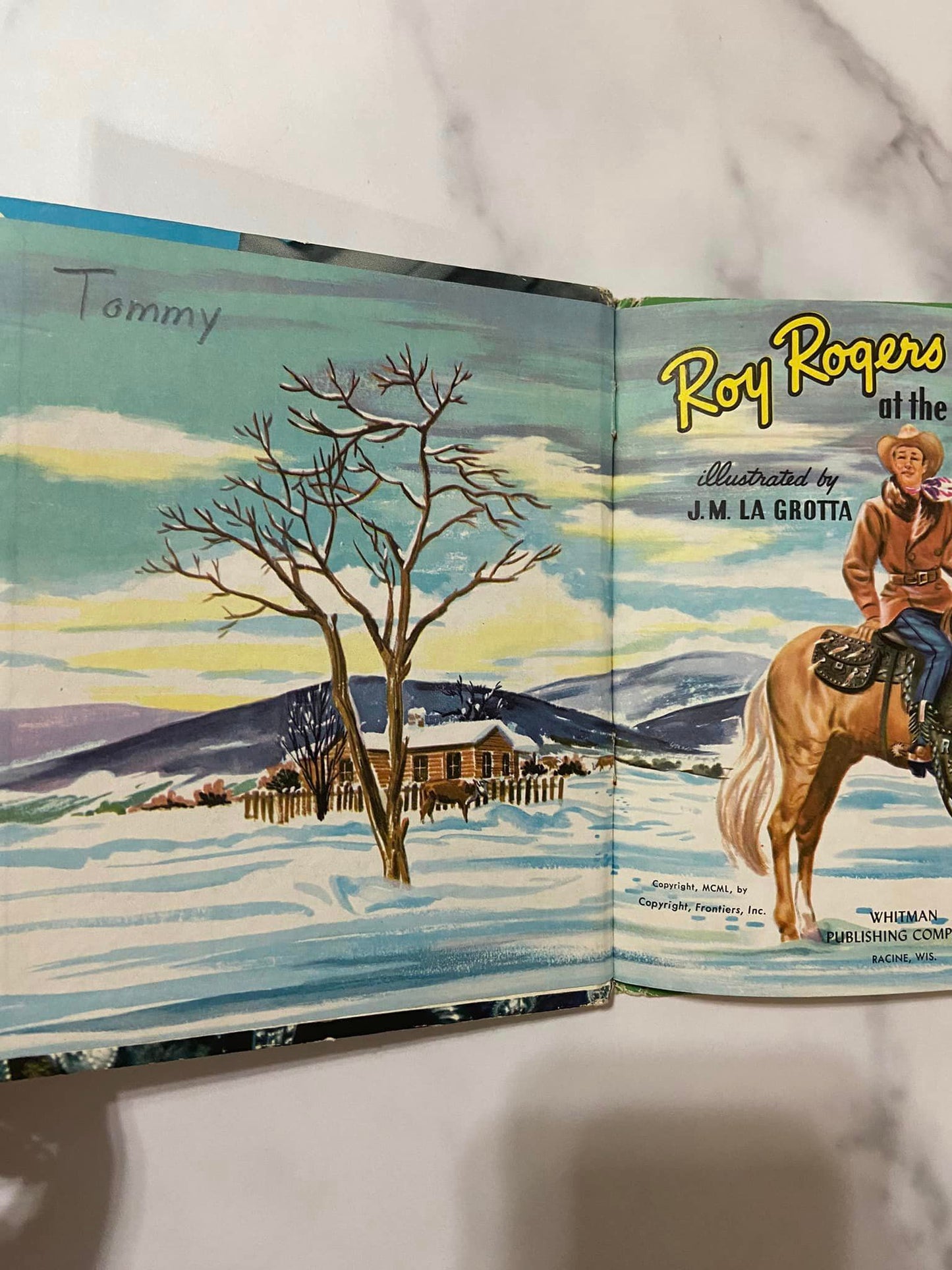 #032224 Roy Rogers at the Line Ranch Book